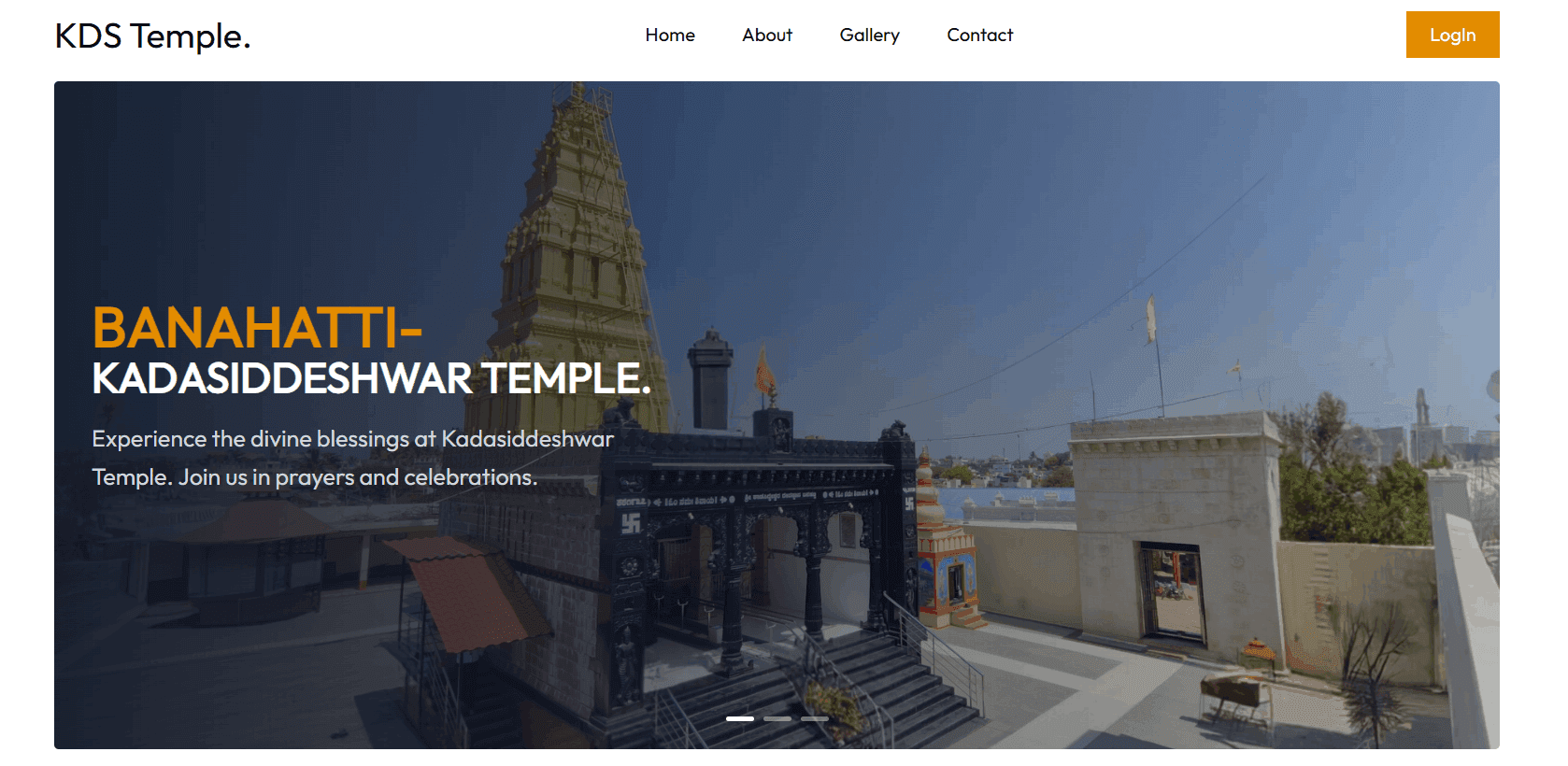 Temple Website